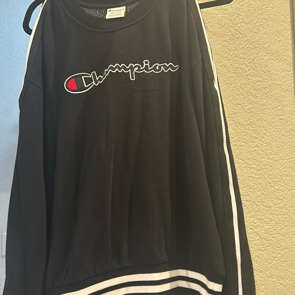 Champion slit shoulder sweater